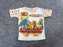 Vintage 1999 Nintendo Pokemon Charizard T-Shirt Size 8 90s Kids Graphic Tee