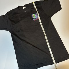 Vintage 90s Primitive Surf Team T Shirt Hawaii Neon Single Stitch Black Sz L