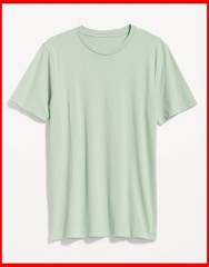 ~Old Navy Soft-Washed Tee Crew neck T-shirt M MT Medium-Tall Pale Glass Green
