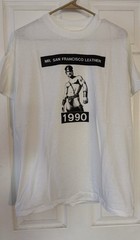 Vintage Mr. San Francisco Leather 1990 White T-Shirt LGBTQ Gay Interest No Tag