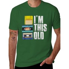 Men’s Vintage “I’M THIS OLD” Cassette Graphic T-Shirt – Black Retro Music Tee