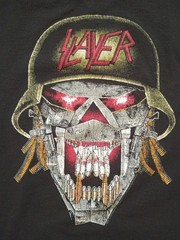 Vintage Slayer War Ensemble T-Shirt Fruit Of The Loom Tag Large