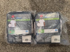 Hanes Sport X-Temp Mens XL White T-Shirts Lot of 2 4-Packs (8 Tees) NEW Sealed
