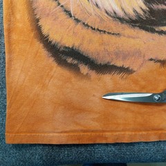 Vintage Y2K The Mountain Tiger Shirt Mens XL Orange Big Cat Wildlife 2000 USA