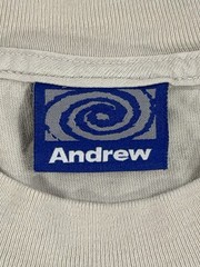 Vintage Andrew USA Made Minimalist Graphic T Shirt Tan Beige XL 90s