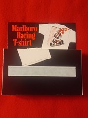 Vintage 90s Marlboro Racing Team Promo T-Shirt XL Size Original Packaging