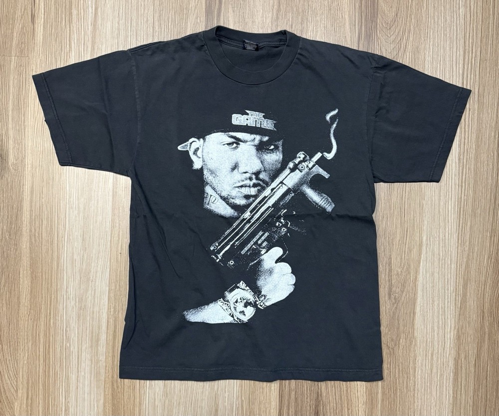 Vintage Rapper The Game The Documentary Shirt Size Large Mens Black Tshirt