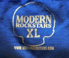 Modern Rockstars Holy Smoke T-Shirt, Blue, Size XL