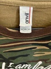 ANVIL BRAND “I Am Healed” Isaiah 53:5 Camo Shirt Men’s Short Sleeve Size 3XL