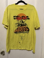 Yellow Uncle Acid & The Deadbeats North American Tour Shirt XL 2022 Distressed