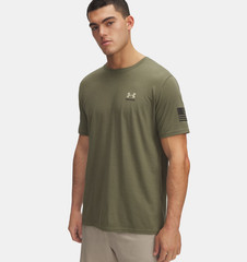 Under Armour Men’s Freedom Flag T-Shirt Size: Large -OD Green – 6004096