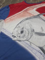 Reel Legends Shirt Adult Extra Large Short Sleeve Fishing Fish Polyester