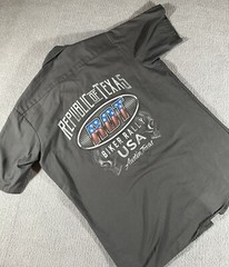 Republic of Texas ROT Harley Davidson Biker Bike Rally USA Austin Texas Large L