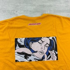 Uniqlo Tears Of Joy Shirt Size XXL Yellow Jahdinary Roy Lichtenstein Art