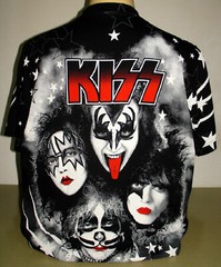 Kiss Rock Band All Over Print T-Shirt Size M L XL 2XL 3XL First Lineup XXL XXXL