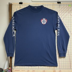 God Bless America Windjammer Unite! 9-11 NYC Twin Towers WTC Shirt 2XL CHARITY
