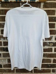 True Religion Mens Graphic T-Shirt White Metallic Drippy Horseshoe Tee L New