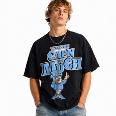 Yall Be Cap’n Too Much Funny Meme Graphic T-Shirt Cartoon Captain Humor Tee