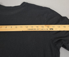 Aeropostale Black S/S Tee Small Gnome Skulls Mushrooms Butterfly Flower Hippie