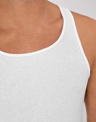 Hanes Men’s TAGLESS ComfortSoft White A-Shirt 6-Pack Shirts Tank FreshIQ Value