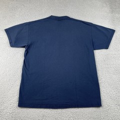 Vintage NYPD New York City Large Lee Total Cotton Shirt Made In USA Blue 90s Y2K