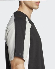 MENS Adidas Black White Essentials ColorBlock Jersey T-Shirt