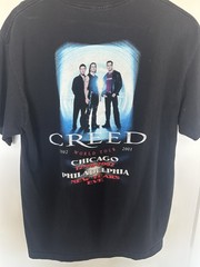 Creed Weathered World Tour 2002 T Shirt Men’s Large Black Vintage