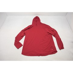 VRST Hooded Shirt Mens XL Red Long Sleeve Cotton Modal Stretch Excellent