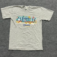 Royal Caribbean T-Shirt Mens Size M Gray Tropical Fish Graphic Cruise Panama