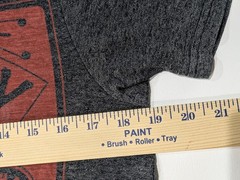 Hurley Tri-Blend Premium Fit T-shirt Soft Lightweight Graphic Tee – Grey- Size M