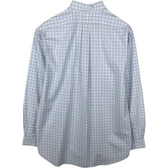 Ralph Lauren BLAKE Long Sleeve Check Shirt Men’s L White Blue Japan