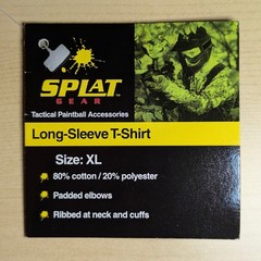 Gerber Splat Gear Men’s Tactical Paintball Long Sleeve T-shirt XL Elbow Pads