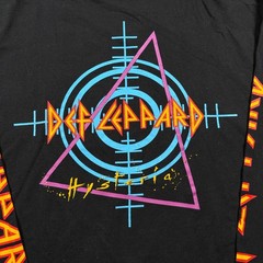Vintage The Roxx Shirt Mens Large Black Def Leppard Hysteria Rock Band Cotton