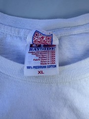 Vintage 90s Y2K JBT Proud American USA Eagle Flag Shirt Made in USA Bayside XL