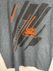 Gildan Youth Dark Gray T-Shirt SZ L Best Party Ever Graphic Tee Short Sleeve