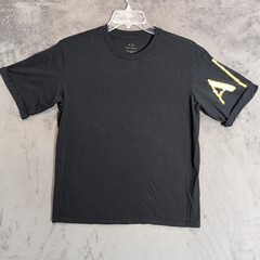 Armani Exchange Shirt Adult Large Graphic Gold Logo Classic Designer Casual SS