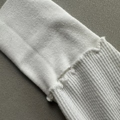 Vintage Thermal Shirt Mens Medium White Waffle Knit Long Johns Base Layer 80s