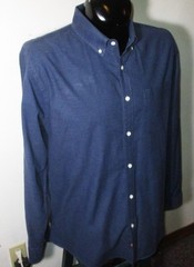 FAHERTY Blue Long Sleeve “Oxford” Shirt Men’s Size XL