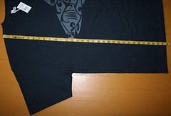 Alstyle Mens XL Tribal Shark Graphic Kauai Hawaii Classic Black T Shirt New NWT