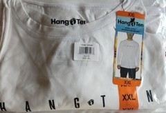 HANG TEN™ Mens’ 2XL ~ WHITE ~ Long Sleeve ~ Sun T-Shirt ~ UPF 50+ ~ Quick Dry