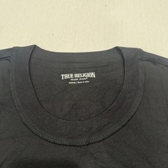 TRUE RELIGION – Jet Black True Dragon Muscle Tank Top Tee Sleeveless Size Medium