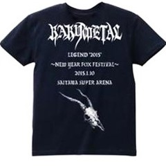 BABYMETAL 2015 New Year Fox Festival Shirt Size Large Japan Tee T-shirt Scat