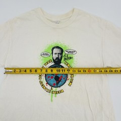Tom Green World Standup Comedy Tour Shirt White Large Autographed Gildan