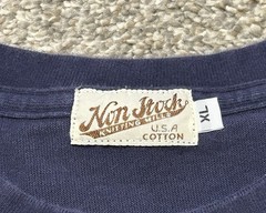 Non Stock Knitting Mills T-Shirt Men’s Size XL Navy Blue USA Made Workwear