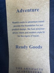 Roark Shirt Mens Small Blue Midweight Organic Cotton Sustainable Pocket Surf T
