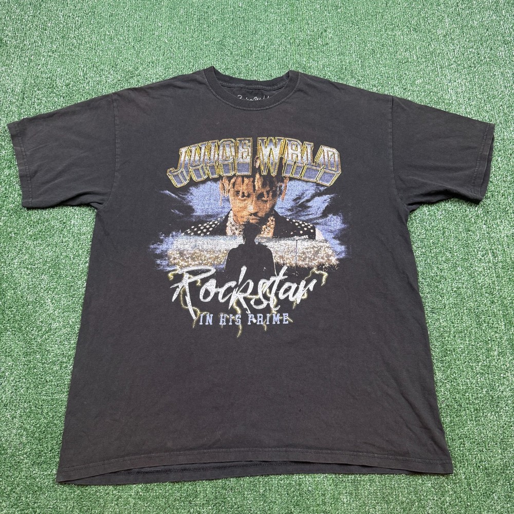 JuiceWrld Graphic T Shirt Men’s Size XL Black Short Sleeve Rockstar In His Prime