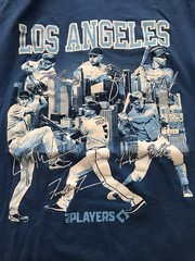 Los Angeles Dodgers MLB Tshirt Adult Small Blue White Brisco Brands