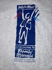 Vtg Walmart Shareholders 1994 Family Reunion T-shirt XL Single Stitch Jerzees