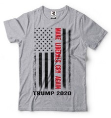 Trump 2024 T-shirt Make Liberals Cry again Mens Political Election 2024 T-shirt