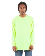 3 Pack Shaka Wear Active Long Sleeve Plain Casual Crew Neck T-Shirt SM-3X